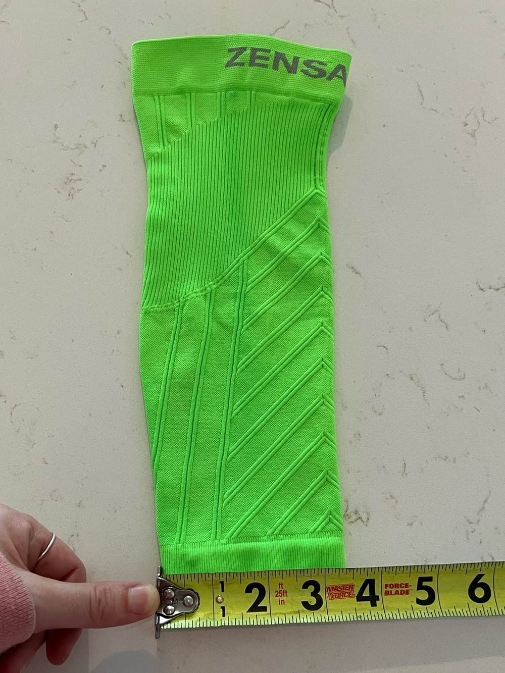Zensah Neon Green Compression Calf Sleeves Size Large/X-Large NWOT - Picture 5 of 10